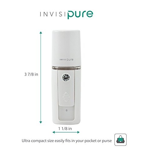 InvisiPure Facial Nano Mister Spray - Travel Ultrasonic Atomizer Mist Spray -...