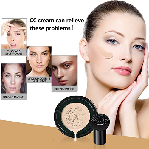 Mushroom Head Air Cushion CC Cream,BB Cream,Full Coverage Liquid Foundation,M...