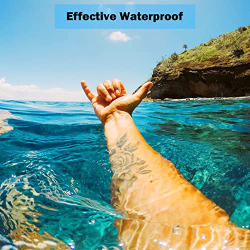 Iootmoy Tattoo Aftercare Bandage | 8 in x 40 in Roll | Clear Adhesive Wrap Se...