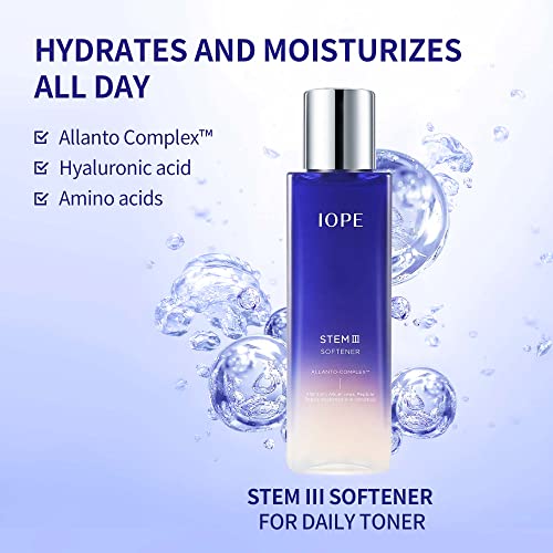IOPE STEM III Anti-aging Skincare Set - Lotion and Toner Skin Care Set - For ...