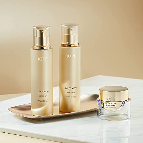 IOPE Super Vital Skincare 2pcs Set- Facial Toner & Emulsion with Mini-Cream -...