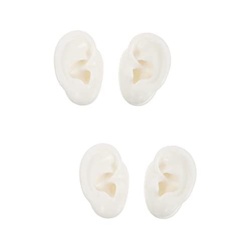 iplusmile 2 Pairs Silicone Ear Model Flexible Earmold Ear Displays Model for ...