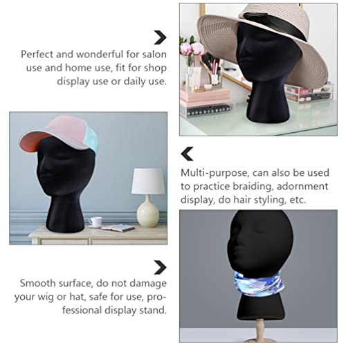 iplusmile Bald Mannequin Head Female Professional Cosmetology Manikin Head Mo...