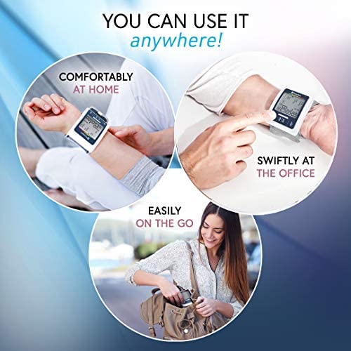 iProven Blood Pressure Monitor Wrist Cuff, 1 Size bp Cuff fits All, Automatic...