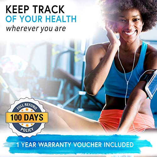 iProven Pulse Oximeter with Heart Rate Monitor on Fingertip, Oxygen Saturatio...