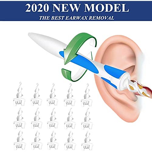 Q-Grips Earwax Remover Safe Spiral Ear Wax Removal Tool Kit, Ear Cleaner with...