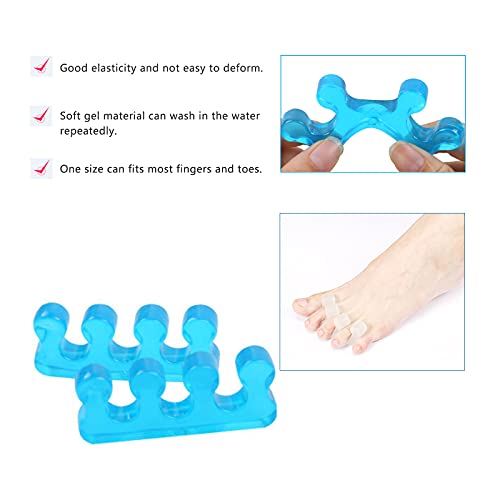 Toe Separators for Nail Polish, Toe Spacers Gel Toe Separator Toe Dividers Pe...