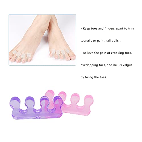 Toe Separators for Nail Polish, Toe Spacers Gel Toe Separator Toe Dividers Pe...