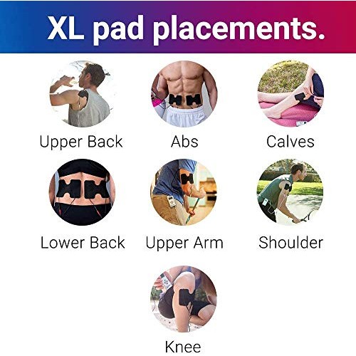 iReliev TENS + EMS Combination Unit Muscle Stimulator for Pain Relief & Arthr...