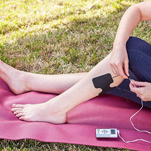 iReliev TENS Unit and EMS Electrodes Pads 3.5" x 5" inch Butterfly 10 Pads (5...