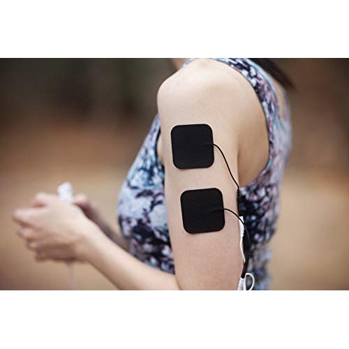 iReliev TENS Unit Electronic Pulse Massager & (8) Electrodes Pain Relief Bund...