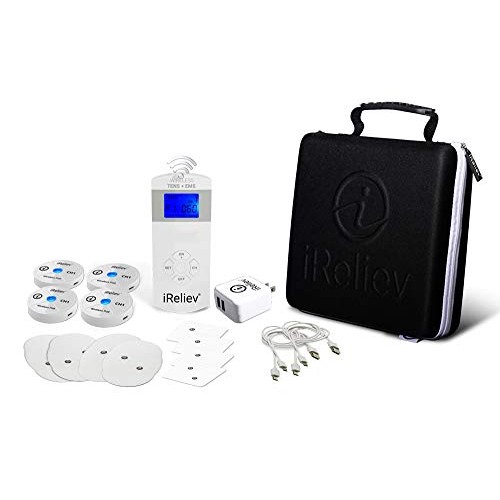 iReliev Wireless TENS + EMS Therapeutic Wearable System Wireless TENS Unit + ...