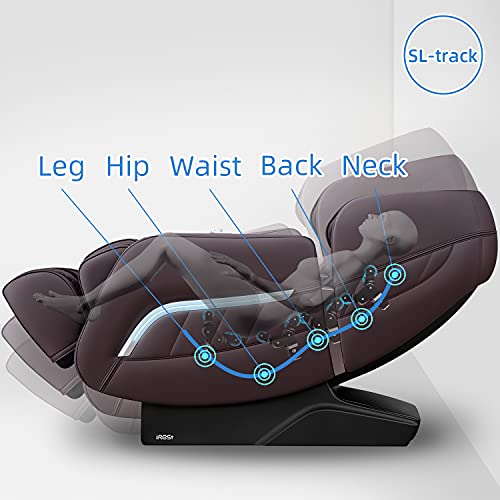 iRest 2022 Massage Chair, Full Body Zero Gravity Recliner with AI Voice Contr...