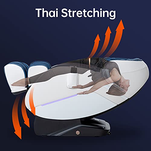 iRest SL Track Massage Chair Recliner, Full Body Massage Chair with Yoga Stre...