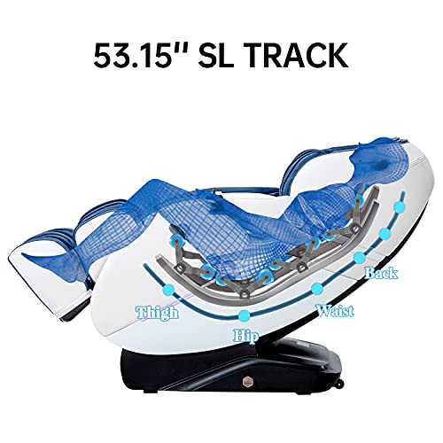 iRest SL Track Massage Chair Recliner, Full Body Massage Chair with Yoga Stre...