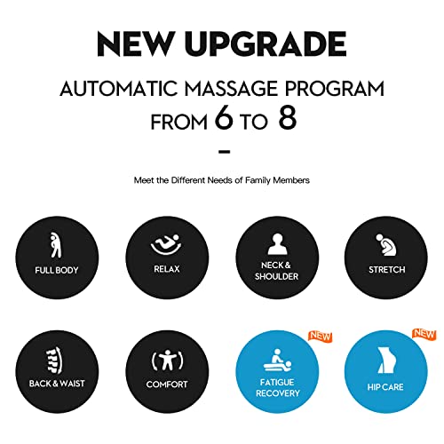 iRest SL Track Massage Chair Recliner, Full Body Massage Chair with Yoga Stre...