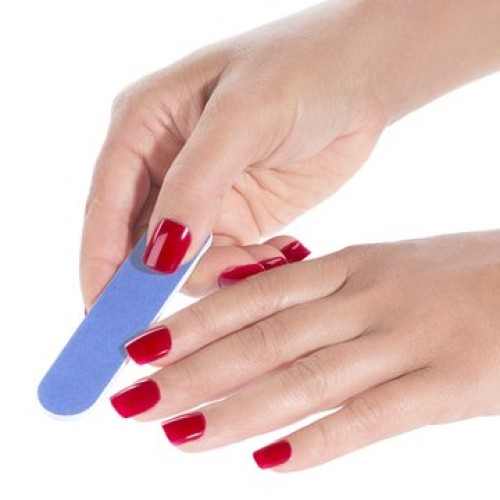 Iridesi Professional Mini Blue Finger Nail Files 120/240 Washable Emery Board...