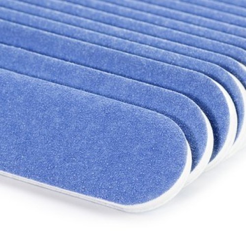 Iridesi Professional Mini Blue Finger Nail Files 120/240 Washable Emery Board...