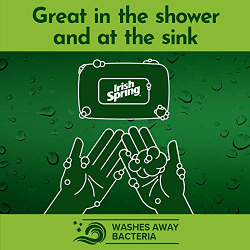 Irish Spring Men's Deodorant Bar Soap, Original Scent - 3.7 ounces (24 Count)