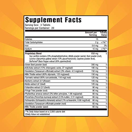 Nature's Secret Milk Thistle Liver Cleanse Supports Healthy Liver Function & ...