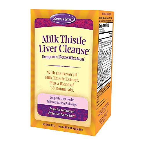 Nature's Secret Milk Thistle Liver Cleanse Supports Healthy Liver Function & ...