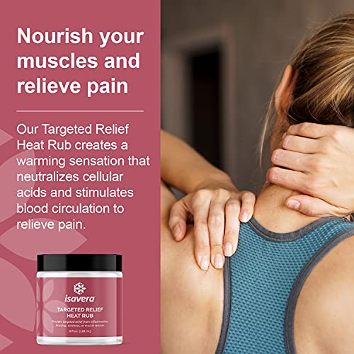 Isavera - Targeted Relief Heat Rub - Targeted Relief from Inflammation, Bruis...