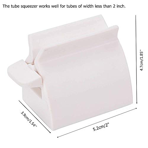 ISKYBOB Set of 2 Rolling Tube Toothpaste Squeezer Dispenser Toothpaste Seat H...