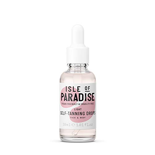 Isle of Paradise Self Tanning Drops - Vegan, Cruelty Free Self-Tan Drops - Li...