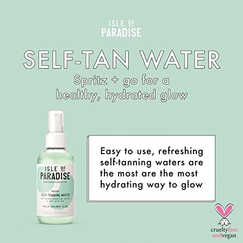 Isle of Paradise Self Tanning Water - Vegan, Cruelty Free Self-Tan Water, 200...