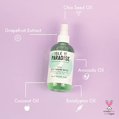 Isle of Paradise Self Tanning Water - Vegan, Cruelty Free Self-Tan Water, 200...