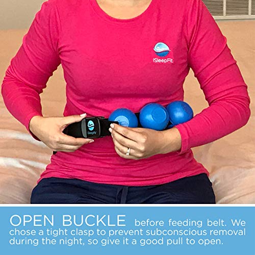 The iSleepFit Adult Sleep Positioner Belt Trains You to Sleep in Your Optimal...