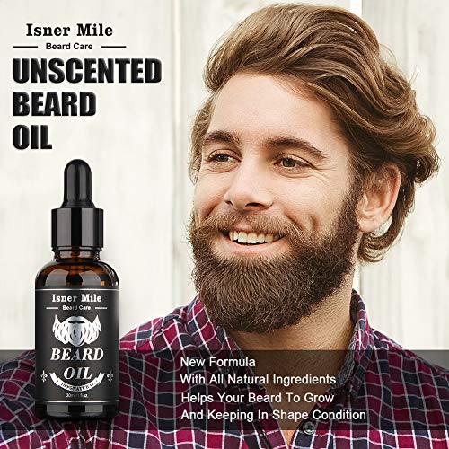 Beard Growth Kit, Beard Grooming Kit for Men with Beard Growth Oil, Beard Bru...