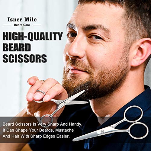 Beard Growth Kit, Beard Grooming Kit for Men with Beard Growth Oil, Beard Bru...