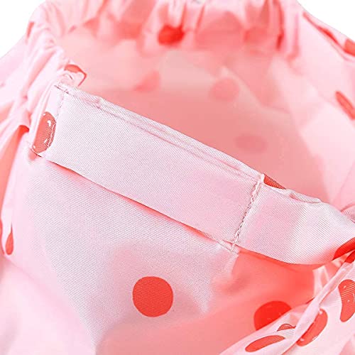 iSPECIAL Shower Cap for Women Long Hair Reusable, Adjustable Shower Caps & Lu...