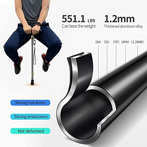 ispuoocti Cane with LED Light,Walking Cane for Men & Women,Walking Sticks for...