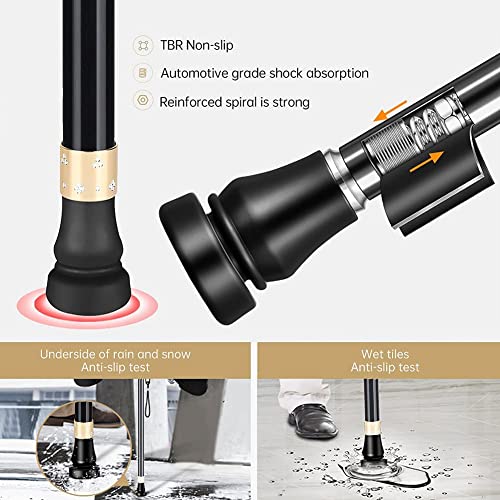 ispuoocti Cane with LED Light,Walking Cane for Men & Women,Walking Sticks for...