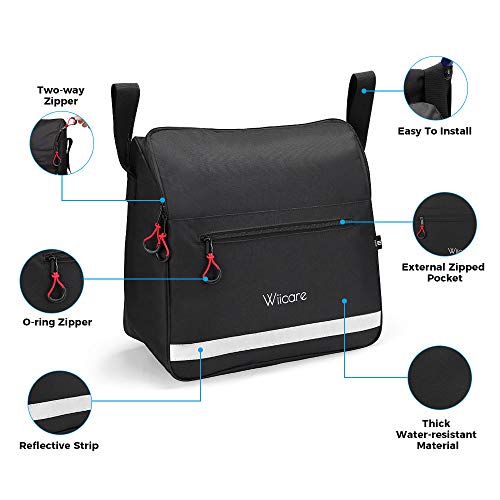 ISSYAUTO Wheelchair Bag, Wheelchair Backpack Bag, Wheelchair Back Bag Provide...