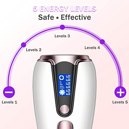at-Home Hair Removal for Women & Men, Upgraded to 999,999 Flashes Laser Hair ...