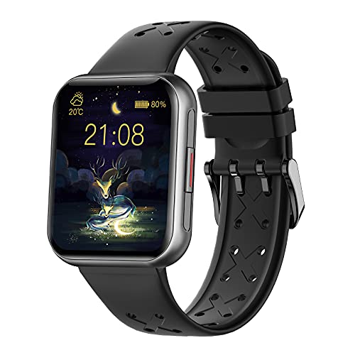 ISZPLUSH Smart Watch, Fitness Smartwatch Monitor, Activity Tracker with 1.7" ...