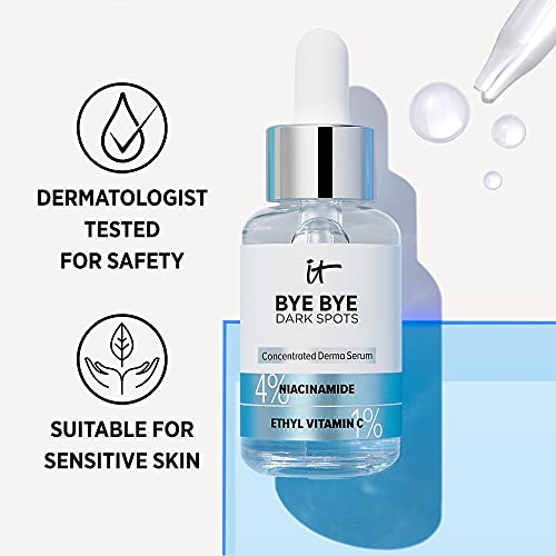 IT Cosmetics Bye Bye Dark Spots 4% Niacinamide Serum - Visibly Reduces Dark S...