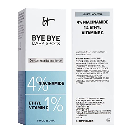 IT Cosmetics Bye Bye Dark Spots 4% Niacinamide Serum - Visibly Reduces Dark S...