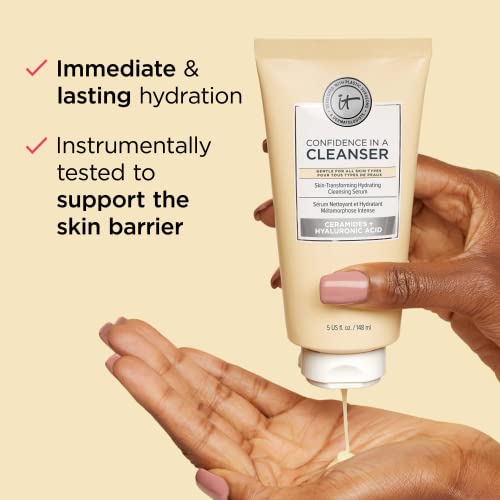 IT Cosmetics Confidence in a Cleanser - Hydrating Face Wash With Hyaluronic A...