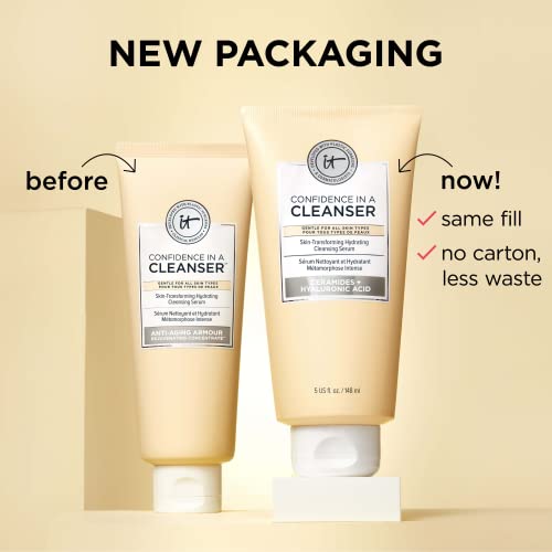 IT Cosmetics Confidence in a Cleanser - Hydrating Face Wash With Hyaluronic A...