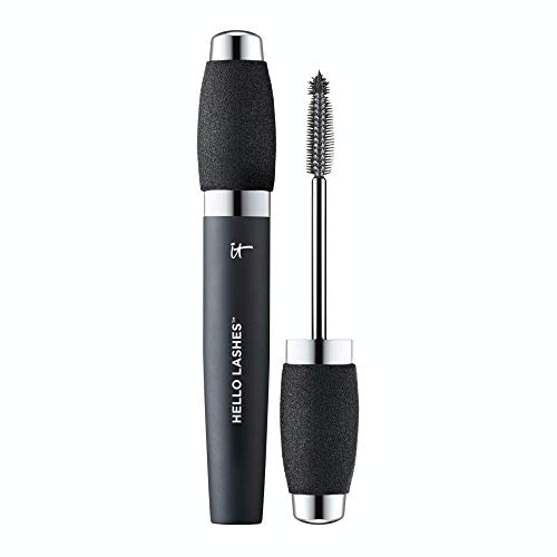 IT Cosmetics Hello Lashes 5-in-1 Mascara, Black - Volumizing Mascara, Lash Pr...