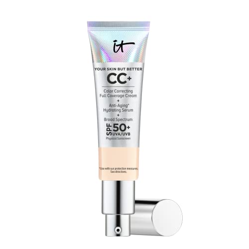 IT Cosmetics Your Skin But Better CC+ Cream, Light (W) - Color Correcting Cre...
