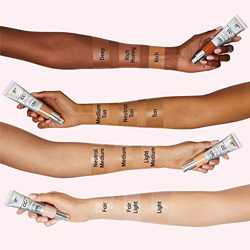 IT Cosmetics Your Skin But Better CC+ Cream, Tan (W) - Color Correcting Cream...