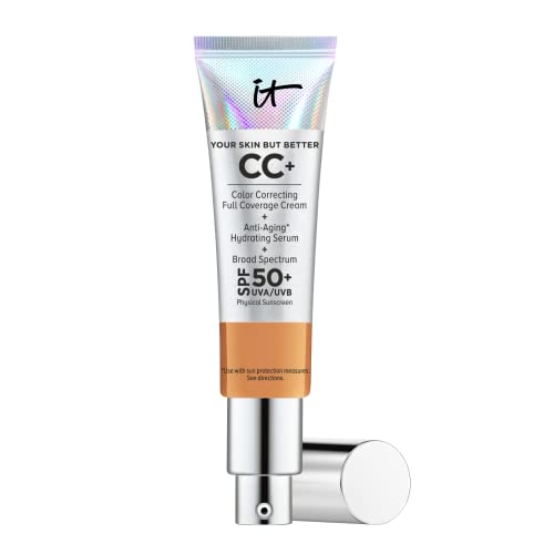 IT Cosmetics Your Skin But Better CC+ Cream, Tan (W) - Color Correcting Cream...