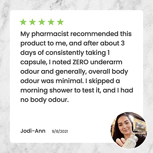 It Just Works All Natural Full Body Deodorizing Supplement for Underarms and ...