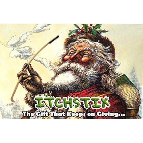 ITCHSTIX Bamboo Back Scratchers, Curved Aggressive Scratching Hand Tool for A...