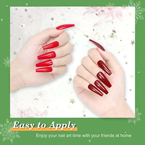 Gel Nail Polish Kit - ITHKY 27 Pcs Soak Off Nail Polish Set Pink Blue Green Y...